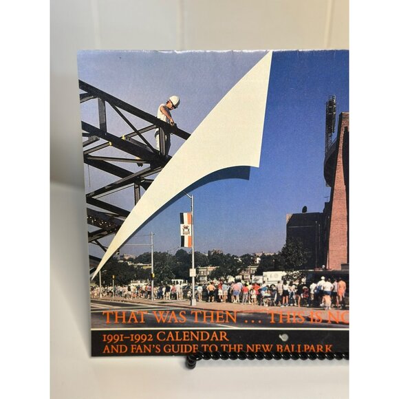 1991–92 Baltimore Orioles Calendar & Fan’s Guide New Ballpark | Memorial Stadium - Picture 2 of 5